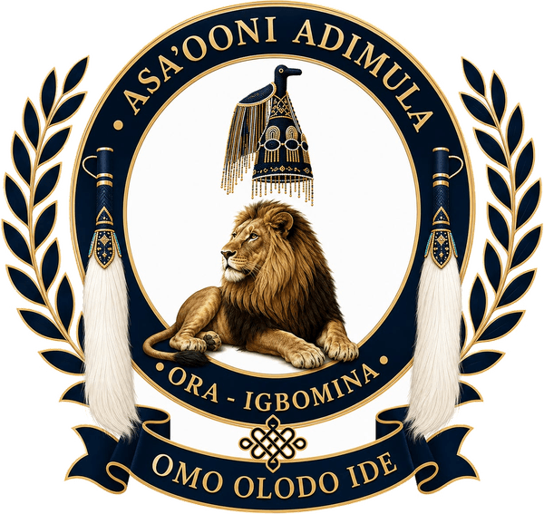 Crest of the Asa'Ooni of Ora-Igbomina